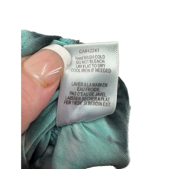 Young Fabulous & Broke Blue Black WhiteTie Dye Dress Beachy Size Small - Picture 10 of 10